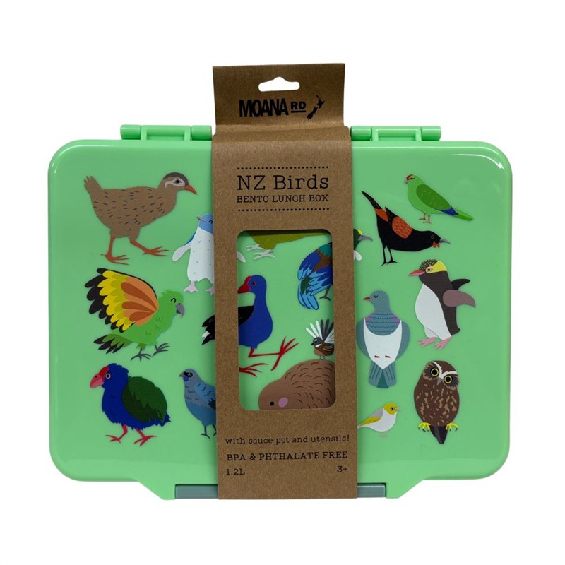 Moana Rd - NZ Birds Bento Lunch Box