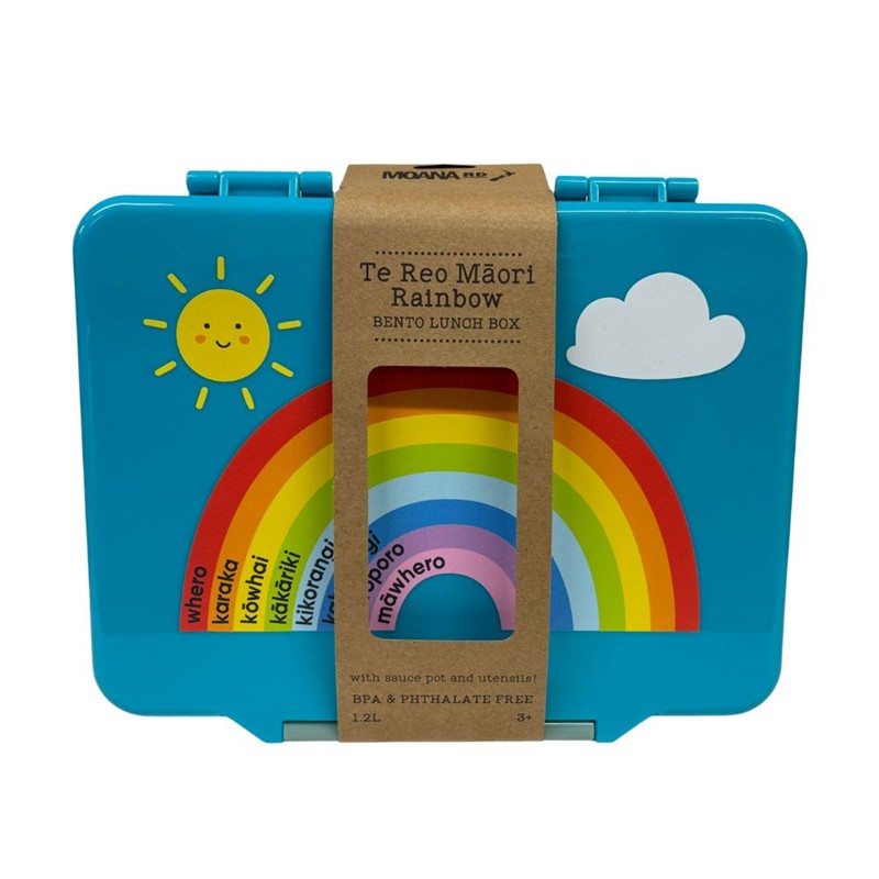 Moana Rd - Te Reo Maori Rainbow Bento Lunch Box
