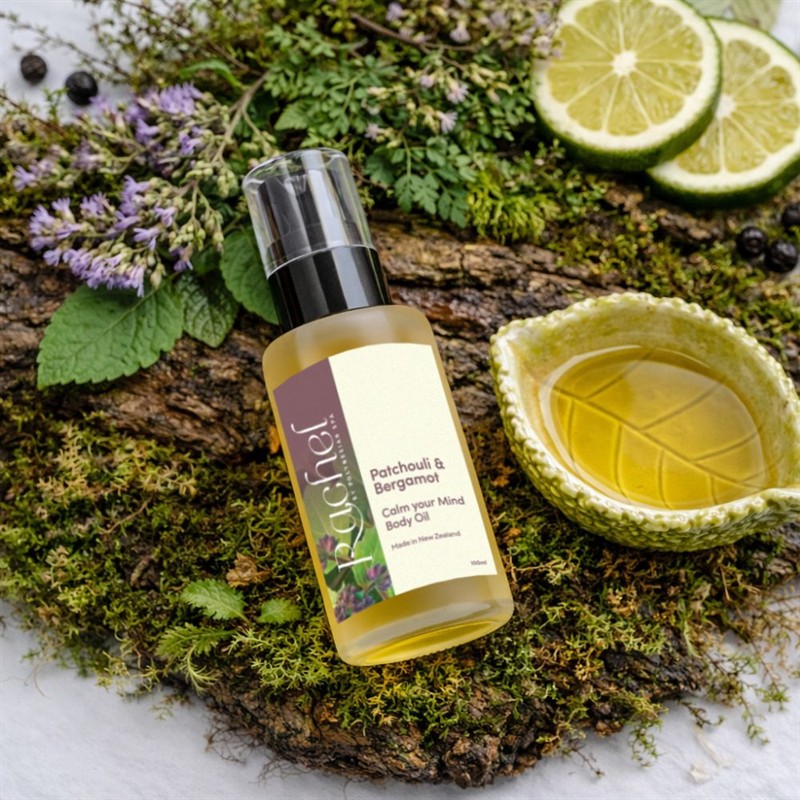 Rachel - Patchouli & Bermamot - Calm your Mind Body Oil 100ml