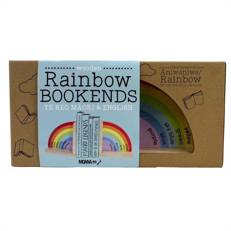 Moana Rd - Rainbow Bookends