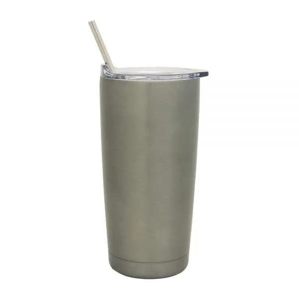 SMOOTHIE CUP – Double Walled – Stainless Steel, Titanium