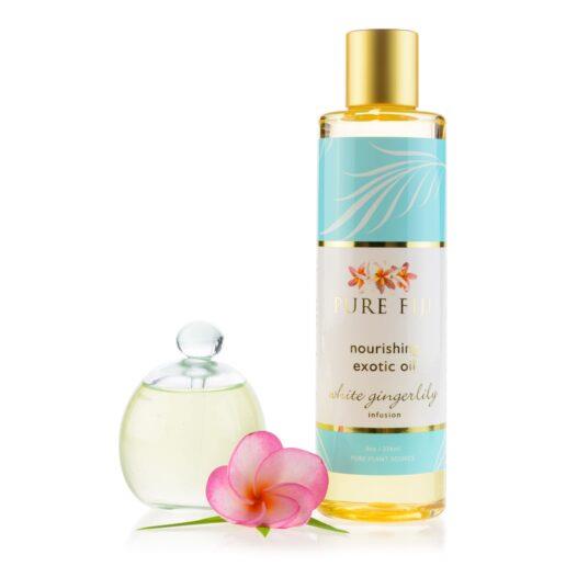 Pure Fiji - Exotic Bath & Body Oil, White Ginger Lily 236ml