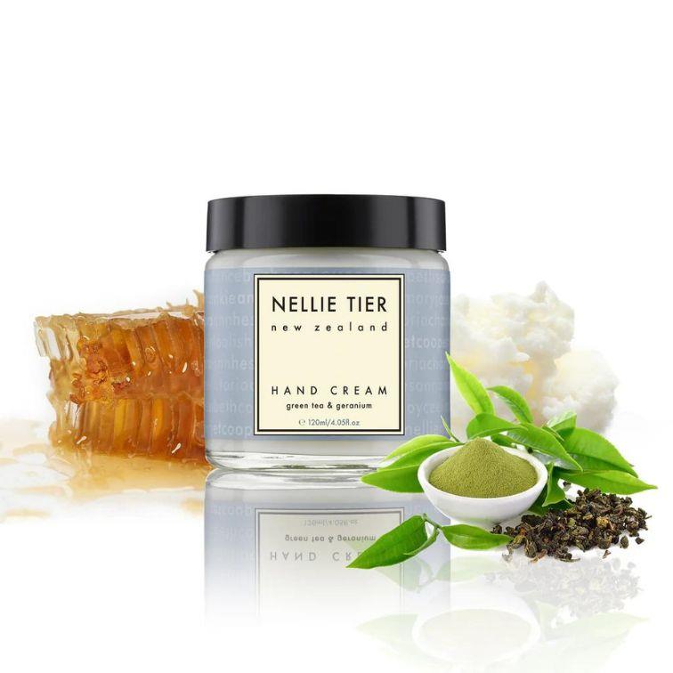 Nellie Tier Hand Cream Green Tea & Geranium 120ml