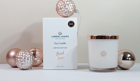 Limited Edition Basil Lime Soy Candle 300g
