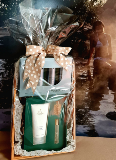 Aromatherapy Associates Winter Wind Down & Waterlily Facial Hydrating Box Set usually valued  $221.0