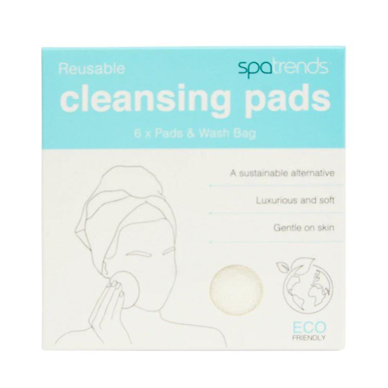 Spa Trends Reusable Bamboo Cleansing Pads 6pc