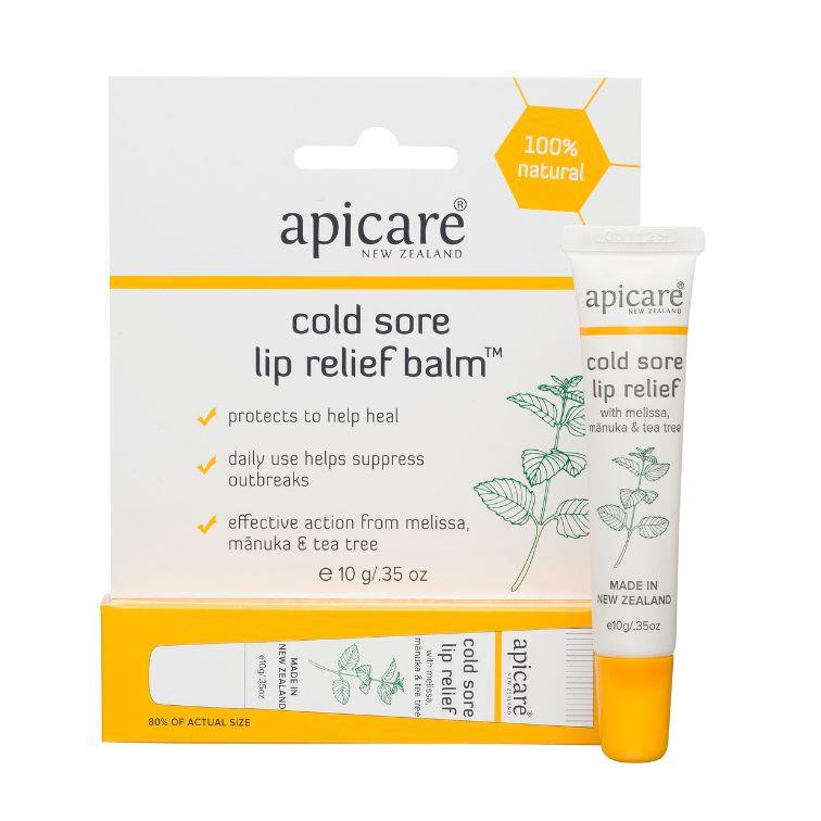 Apicare - Cold Sore Lip Relief Balm 10g