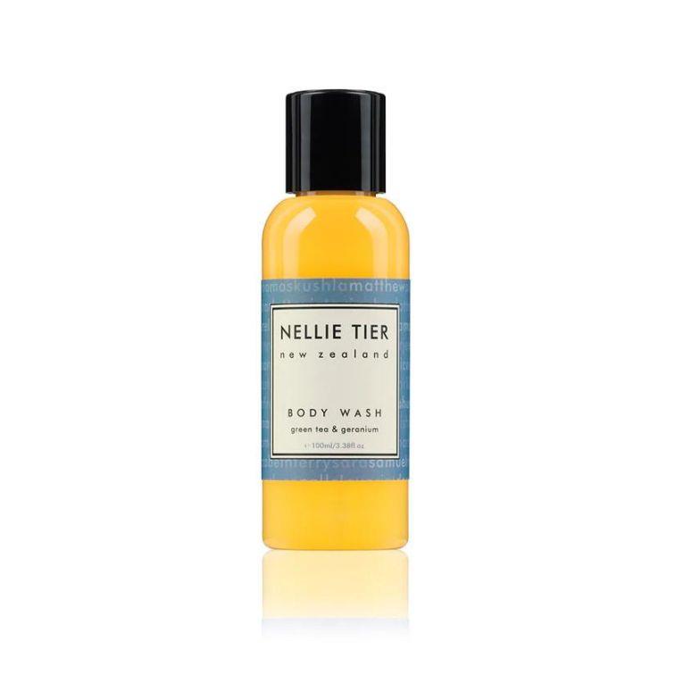 Nellie Tier Body Wash Green Tea & Geranium 100ml