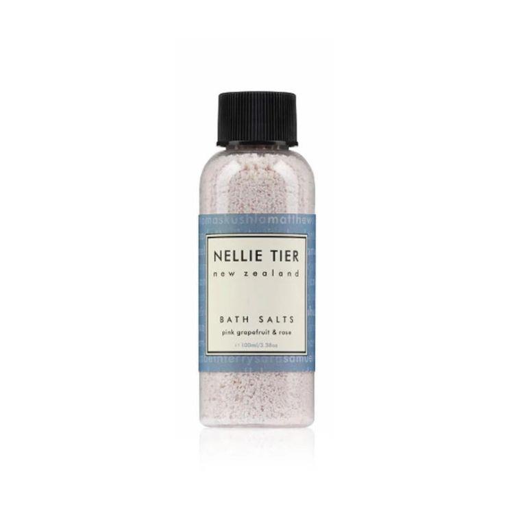 Nellie Tier Bath Salts Pink grapefruit & Rose 100ml