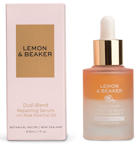 Dual-Blend Repairing Serum with Rose Essential Oil