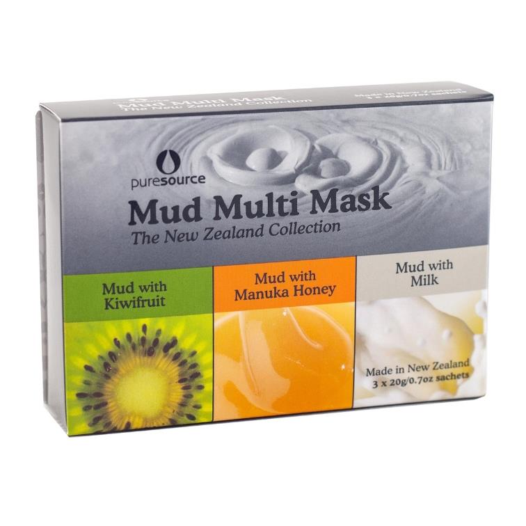 Pure Source Rotorua Thermal Mud Multi Mask 3x20g