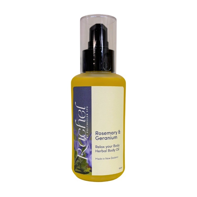Rachel - Rosemary & Geranium - Relax your Body Herbal Body Oil 100ml