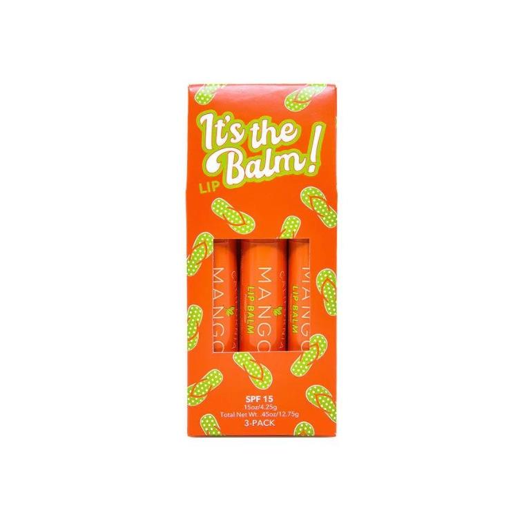 California Mango - 3pk Lip Balm SPF15 12.75g